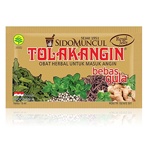 SIDOMUNCUL TOLAK ANGIN Sugar Free (5sct x 15 ml)