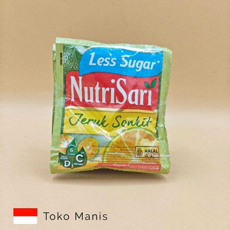 NUTRISARI Jeruk Songkit Less Sugar (10 x 6 g)