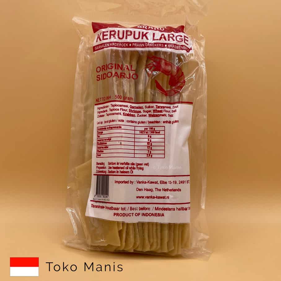 [TM01183] FLOWER BRAND Krupuk Sidoarjo Besar Mentah(500 g)