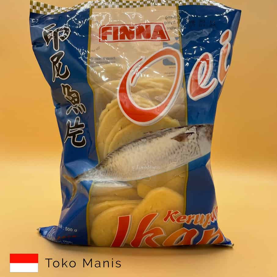 [TM01196] FINNA OEI Krupuk Ikan Mentah (500 g)