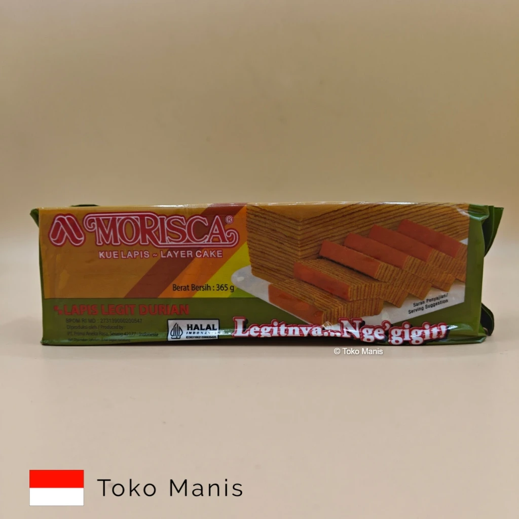 [TM01198] MORISCA Lapis Legit Durian(365 g)