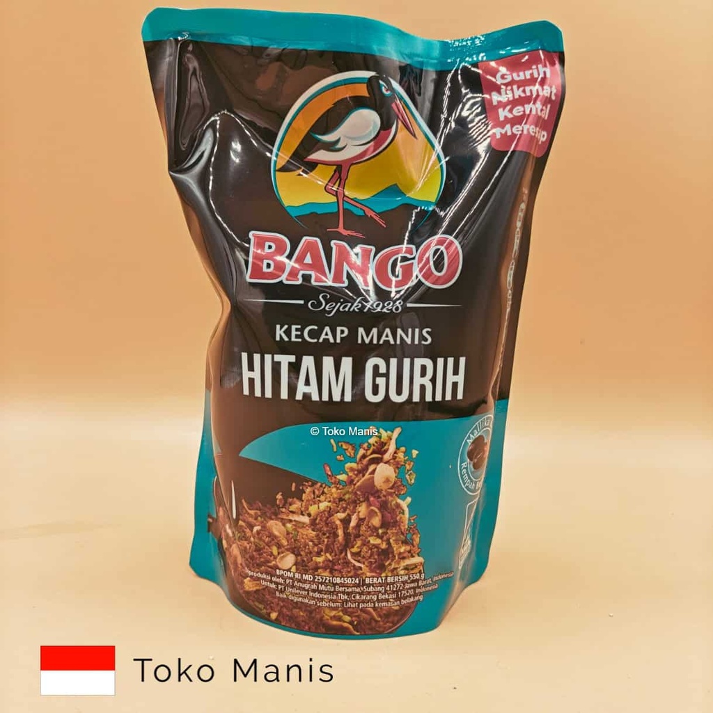 BANGO Kecap Manis Hitam Gurih (550 g)