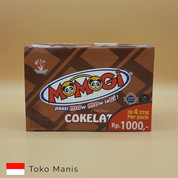 MOMOGI Jagung Rasa Coklat 20×4.5 g