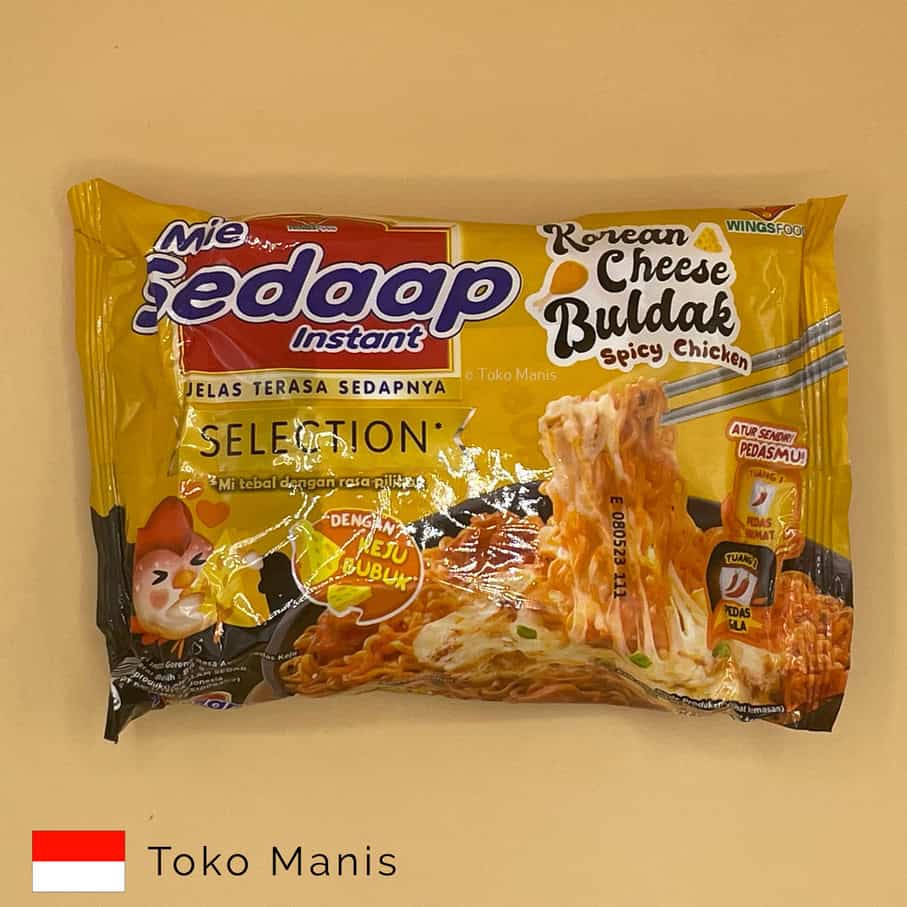 SEDAAP Mi Instan Korea Keju Ayam Pedas (86 g)