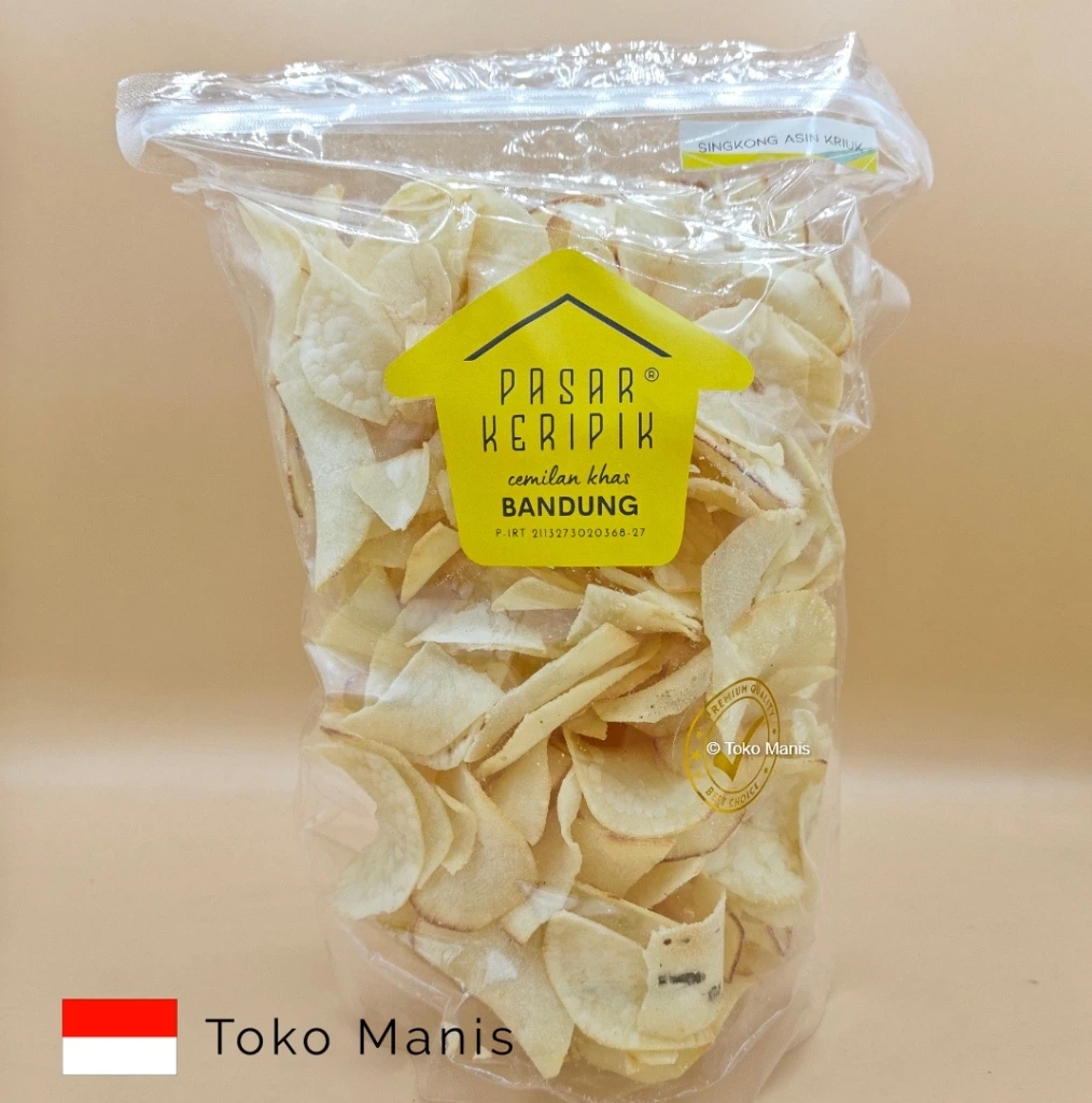 [TM01562] PASAR KERIPIK Singkong Kriuk Asin(275 g)