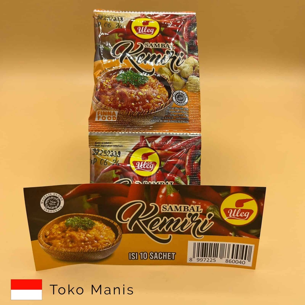 FINNA ULEG Sambal Kemiri 10×18 g