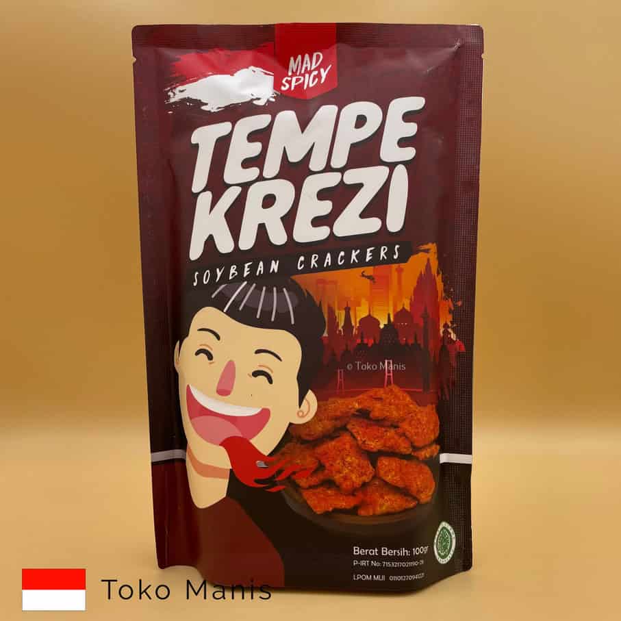 KREZI Keripik Tempe Sangat Pedas (100 g)