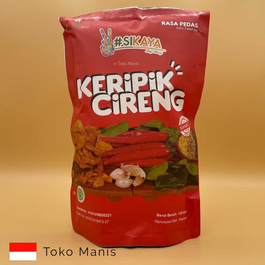 [TM01874] SI KAYA Keripik Cireng Pedas (135 g)