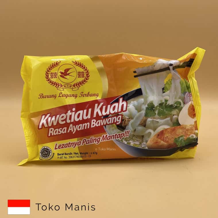 [TM01985] BURUNG LAYANG TERBANG Kwetiau Kuah Ayam Bawang (67 g)