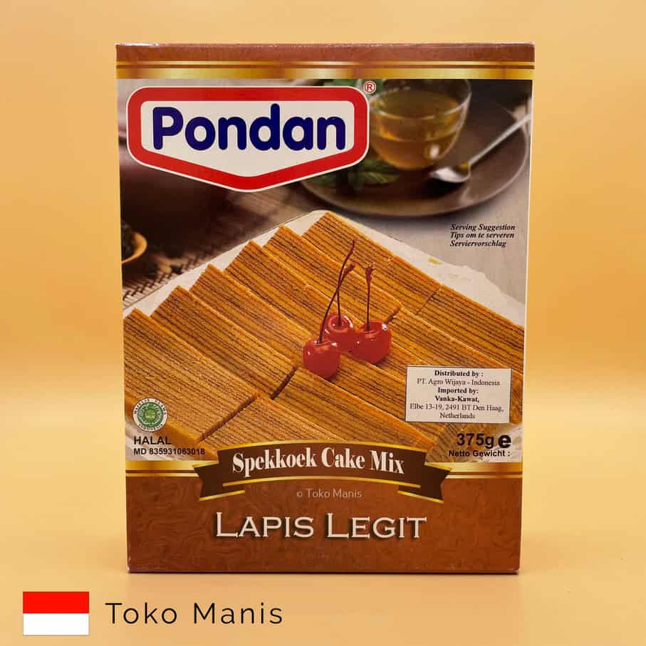 PONDAN Lapis Legit Spekkoek Cake Mix (375 g)