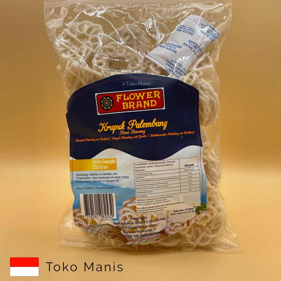 FLOWER BRAND Krupuk Palembang Rasa Bawang Mentah (250 g)