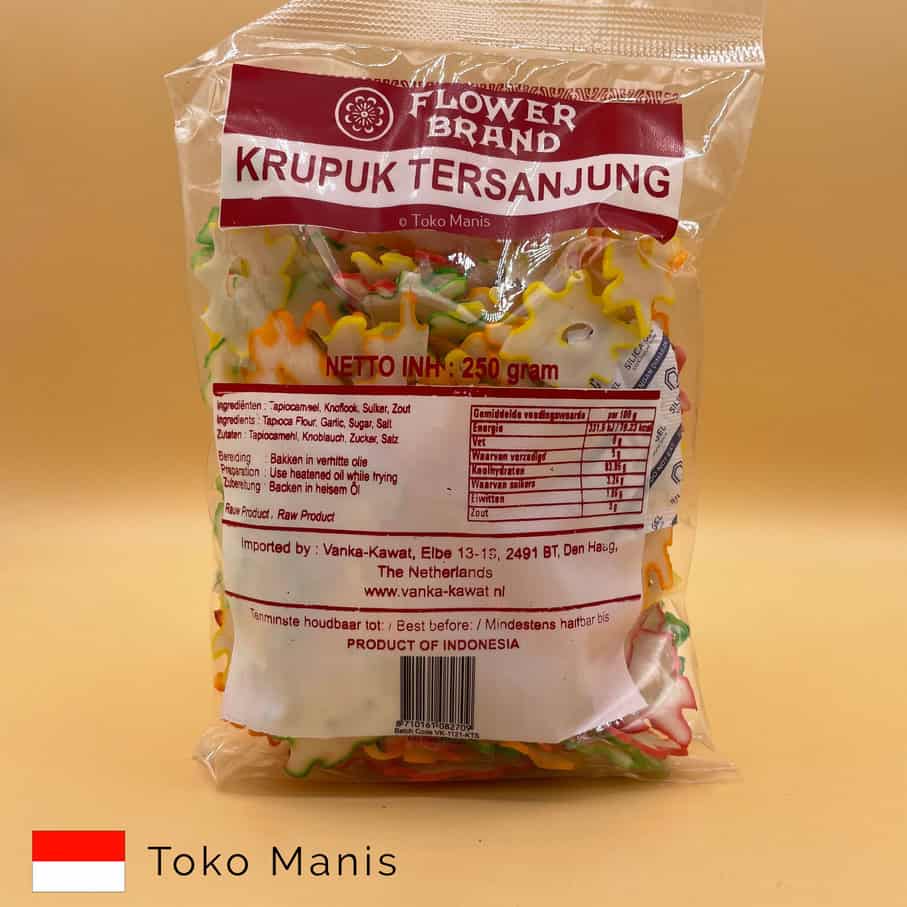 [TM00202] FLOWER BRAND Krupuk Tersanjung Mentah (250 g)