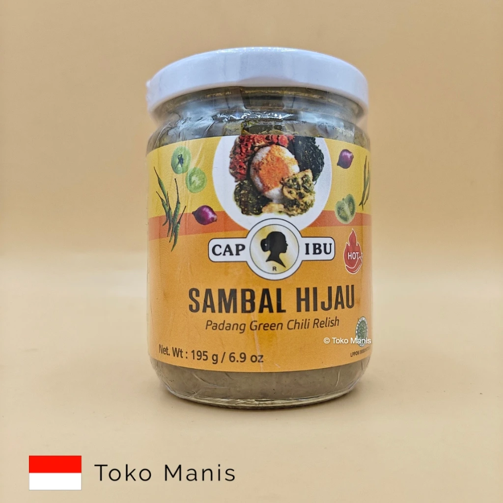 [TM00219] CAP IBU Sambal Hijau Padang Pedas (195 g)