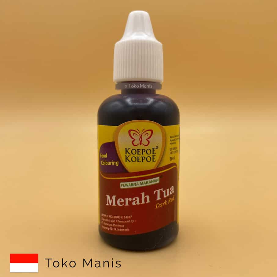 KOEPOE KOEPOE Pewarna Merah Tua (30 ml)
