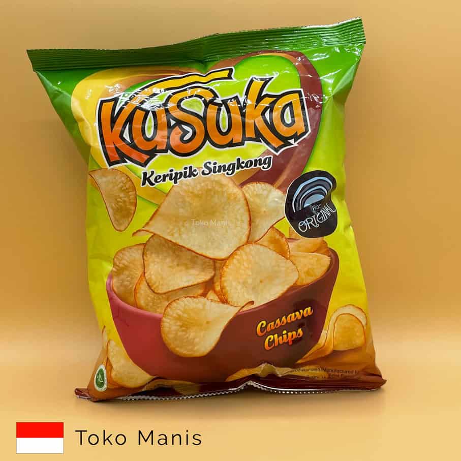 [TM00270] KUSUKA Keripik Singkong Original (180 g)