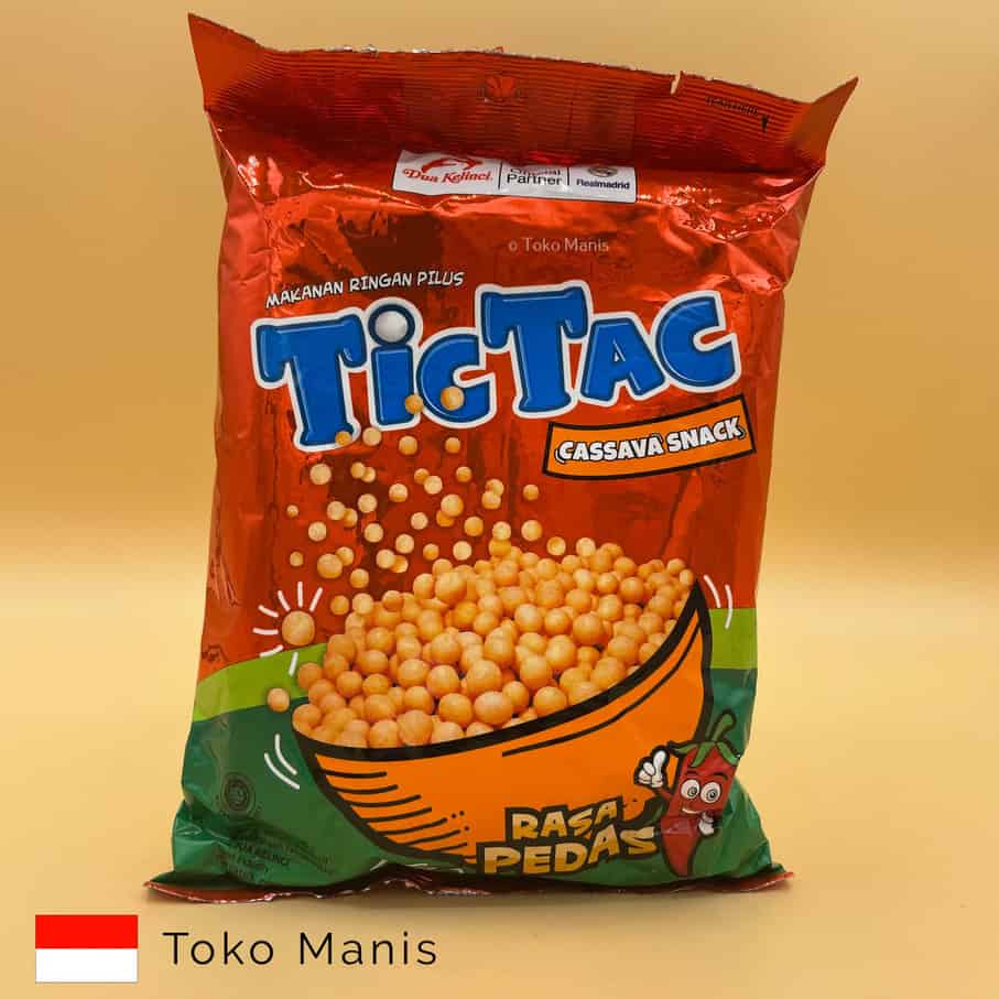 [TM00279] DUA KELINCI TIC TAC Pedas (80 g)