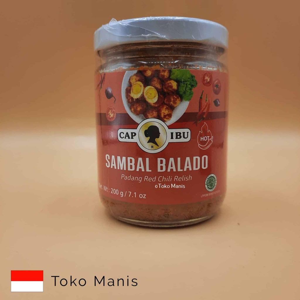 [TM00294] CAP IBU Sambal Balado Hot (200 g)