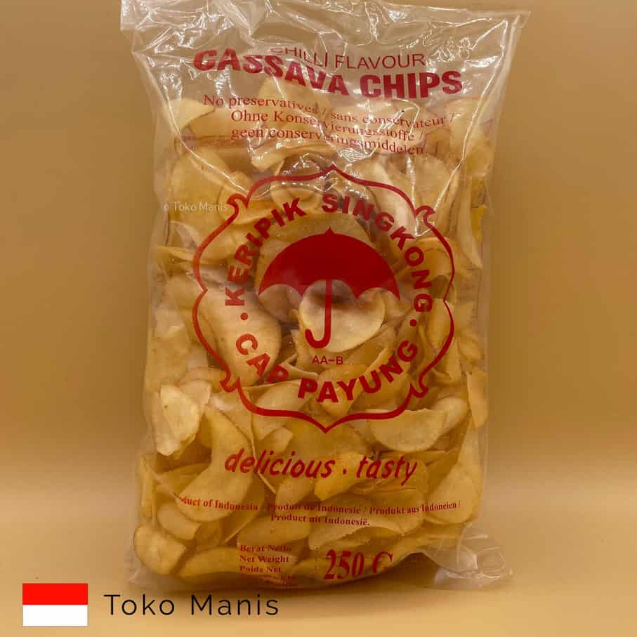 CAP PAYUNG Keripik Singkong Pedas (250 g)