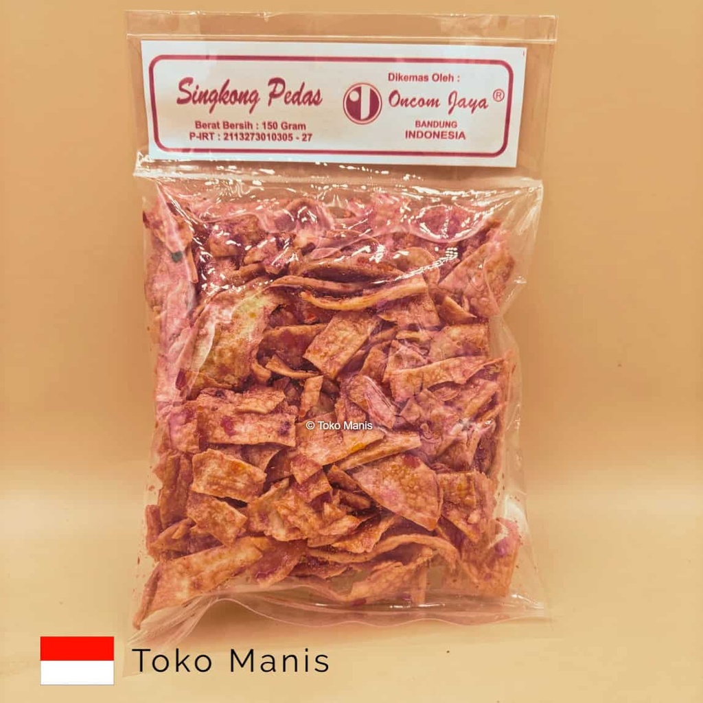 ONCOM JAYA Singkong Pedas (150 g)