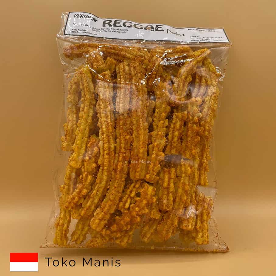 ONCOM JAYA Kerupuk Reggae Pedas (100 g)