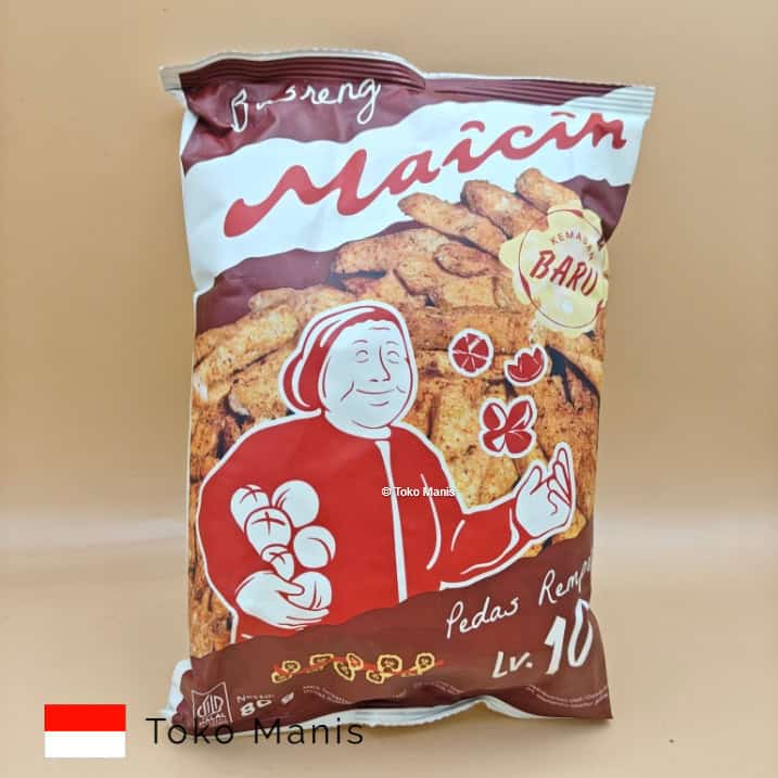 MAICIH Basreng Pedas Rempah Level 10 (80 g)