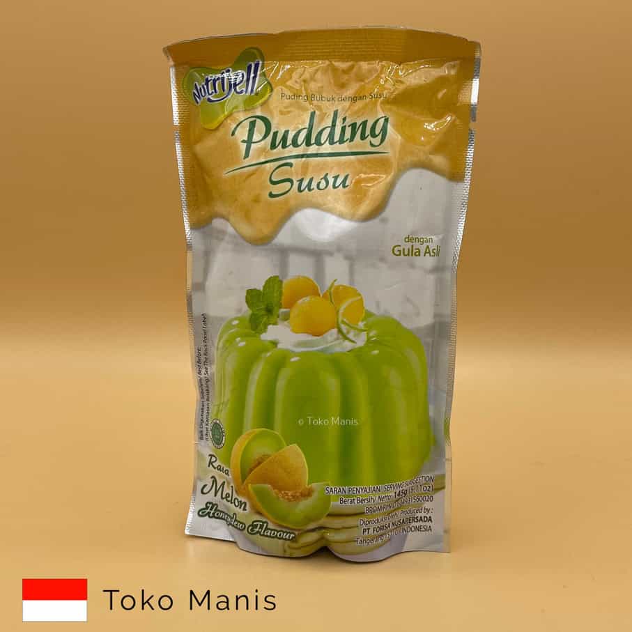 NUTRIJELL Puding Susu Rasa Melon (145 g)