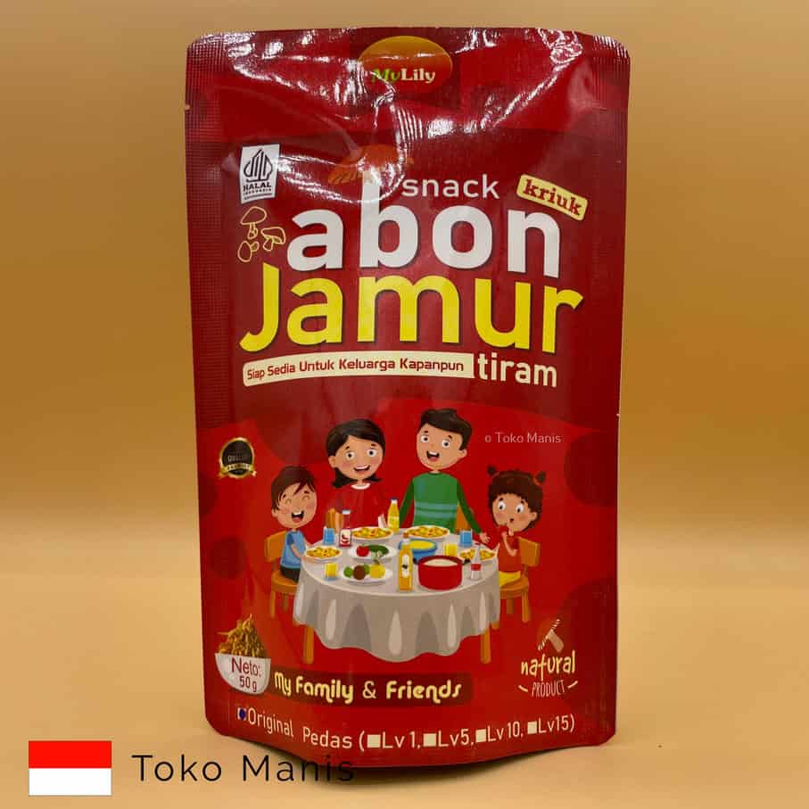MY LILY Abon Jamur Tiram Original (50 g)