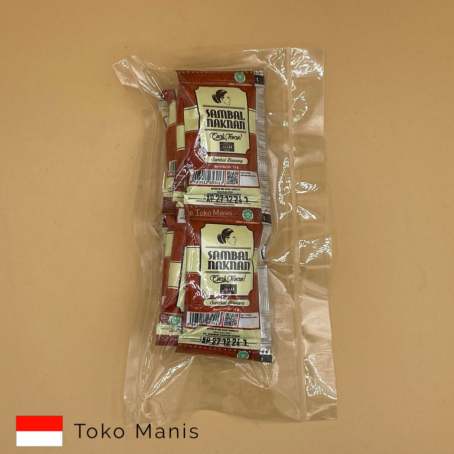 NAKNAN Sambal Bawang Sachet Level 3 (10 x 12 g)