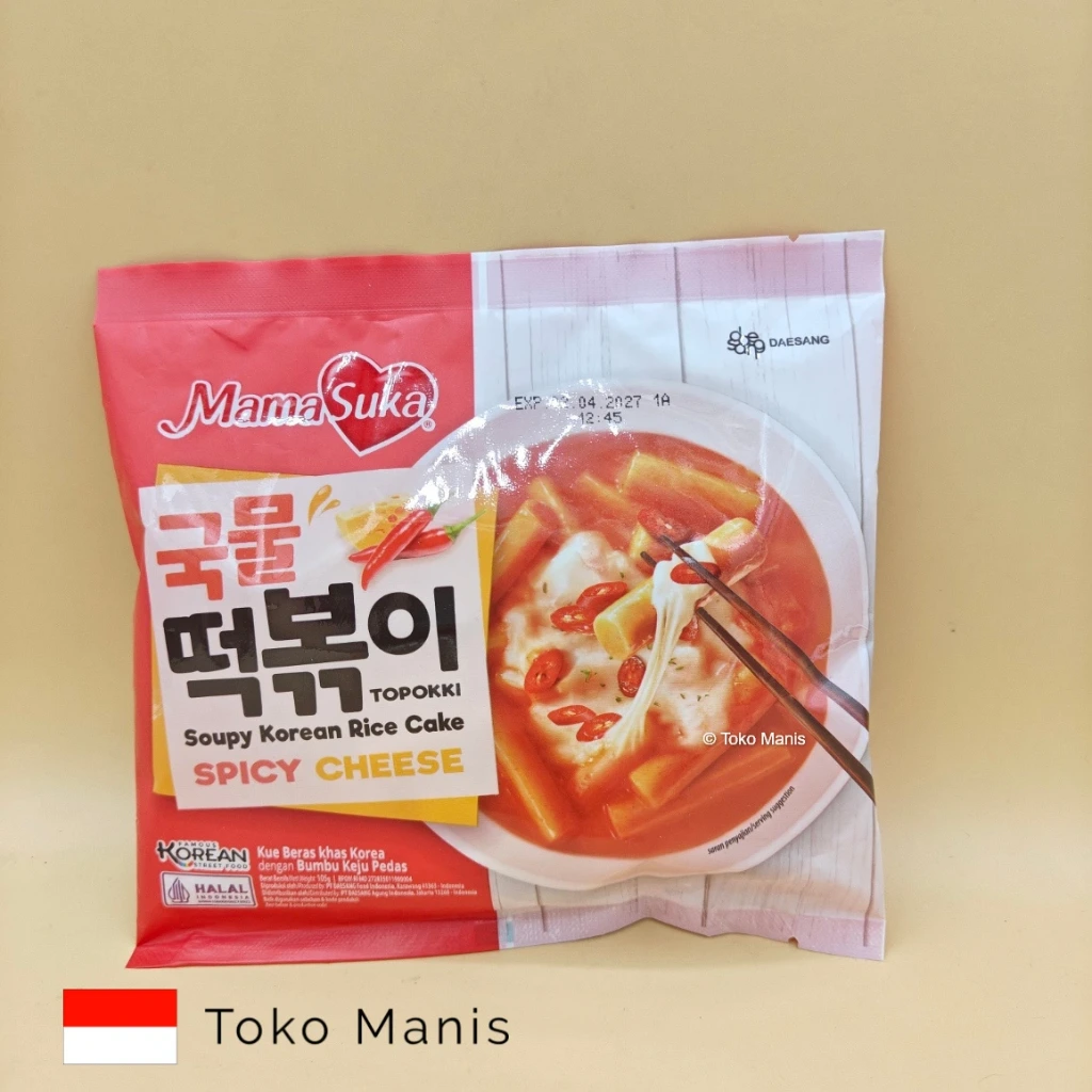 [TM02226] MAMASUKA Topokki Spicy Cheese (105 g)