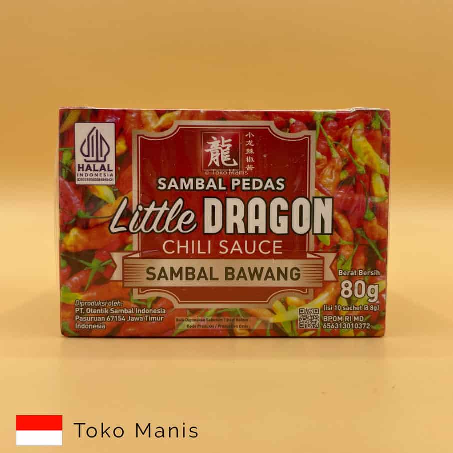 [TM02247] LITTLE DRAGON Sambal Bawang 10 × (8 g)