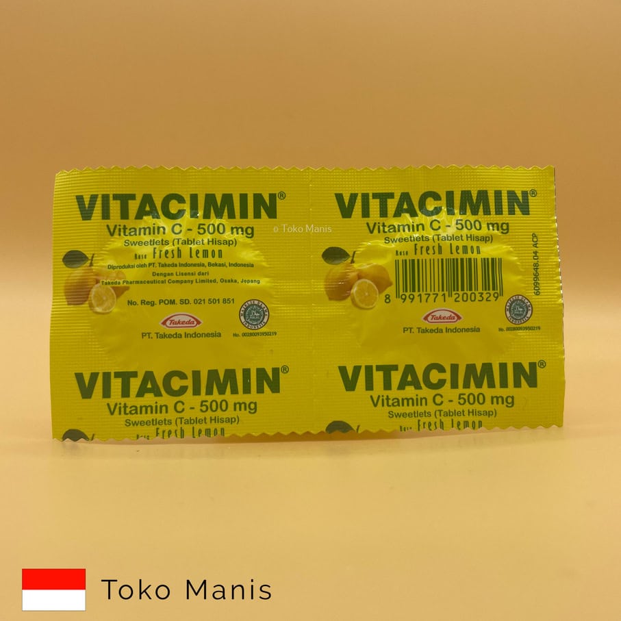VITACIMIN Vitamin C 500 mg (10 strips × 2 tablets)