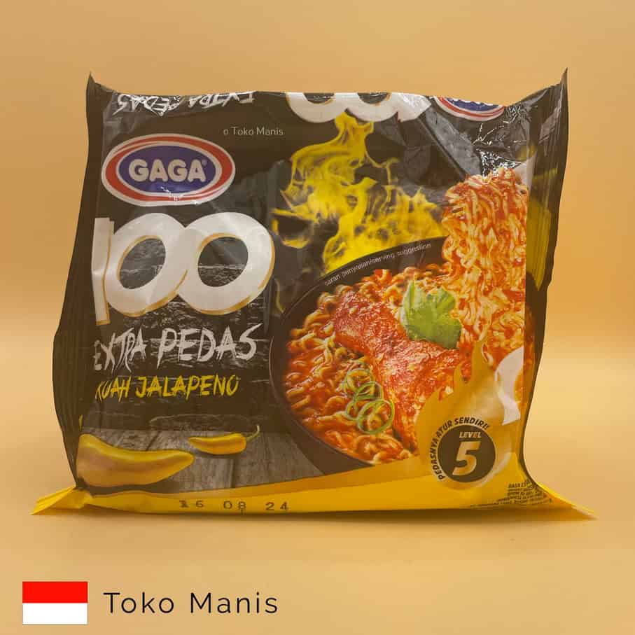 GAGA 100 Extra Pedas Kuah Jalapeno (75 g)
