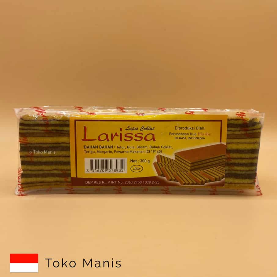 [TM02424] LARISSA Lapis Legit Coklat (300 g)