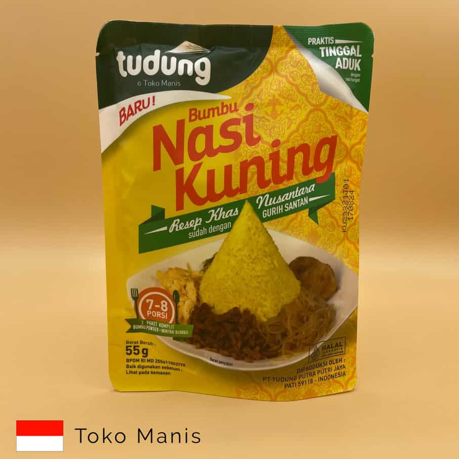 [TM02499] TUDUNG Nasi Kuning Instan Tanpa Dimasak (55 g)