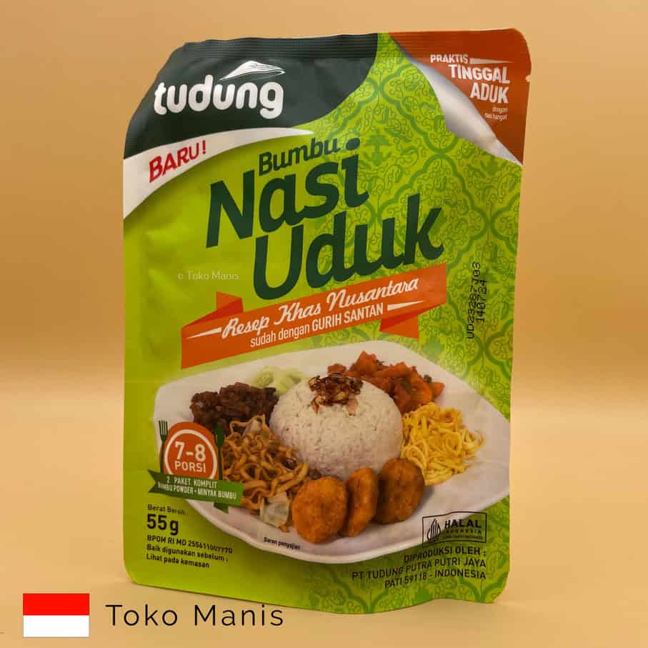 [TM02500] TUDUNG Nasi Uduk Instan Tanpa Dimasak (55 g)