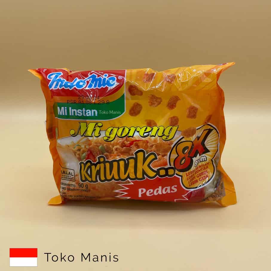 [TM02507] INDOMIE Mie Goreng Kriuk Pedas (90 g)