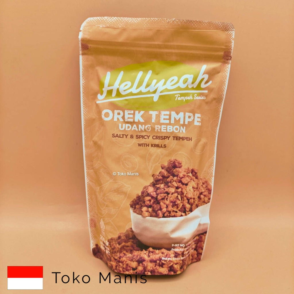 HELLYEAH Orek Tempe Udang Rebon (200 g)