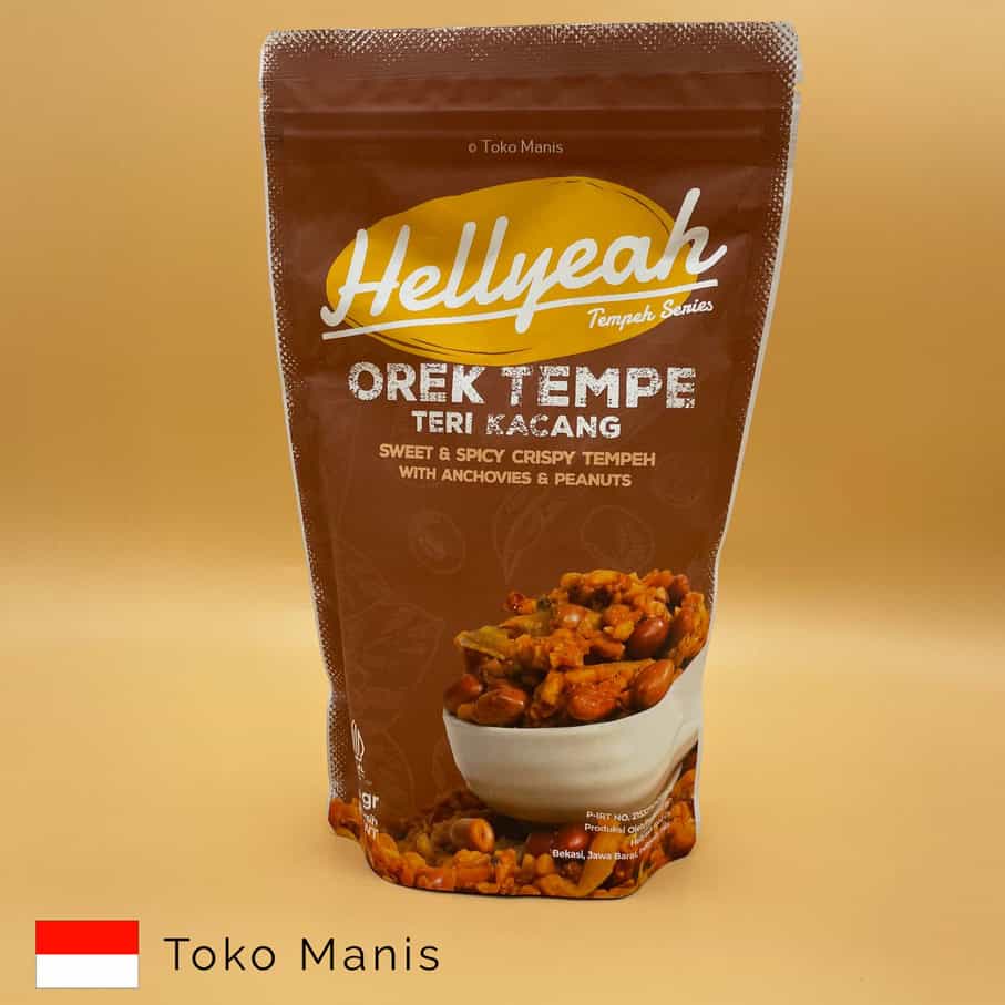 HELLYEAH Orek Tempe Teri Kacang (200 g)