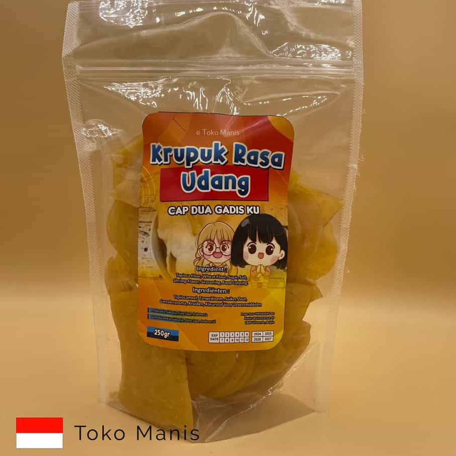 [TM02557] DUA GADISKU Krupuk Rasa Udang (250 g)