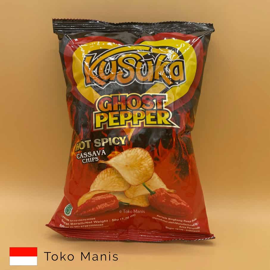 KUSUKA Cassava Chips Ghost Pepper (50 g)
