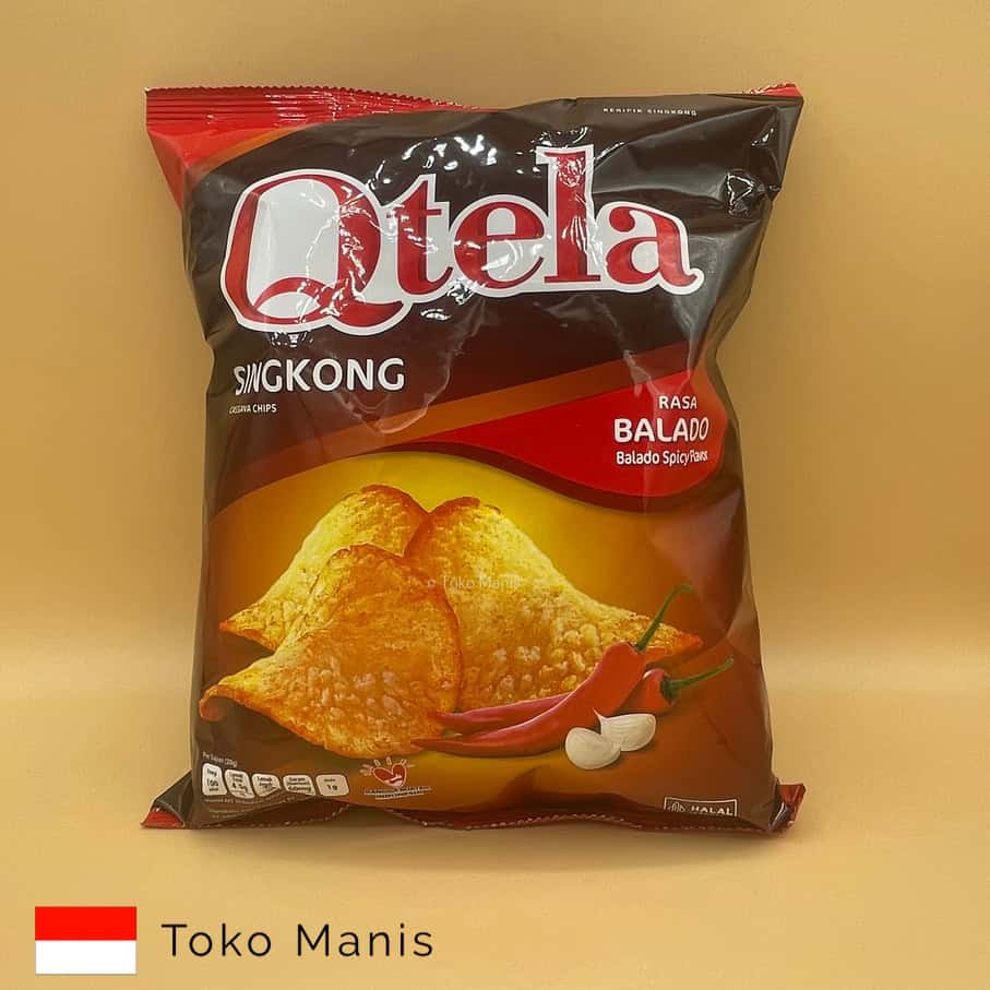 QTELA Cassava Chips Balado (180 g)