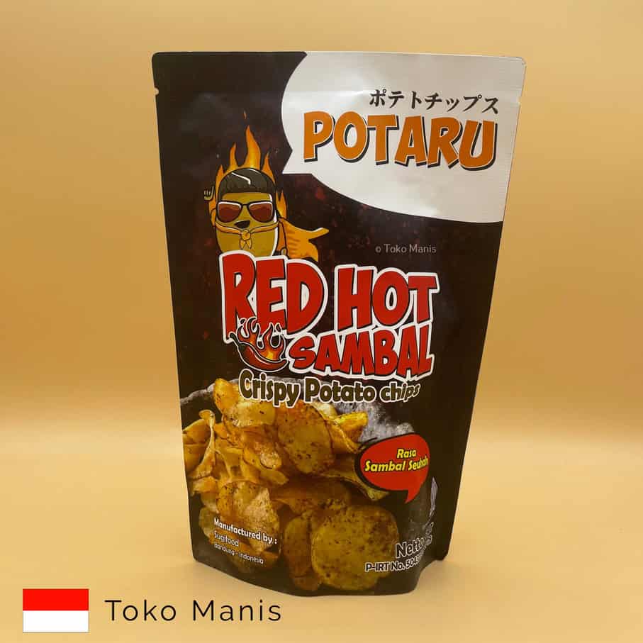 [TM02610] POTARU Red Hot Sambal Crispy Potato Chips (55 g)
