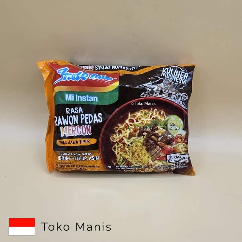 [TM02743] INDOMIE Rasa Rawon Pedas Mercon (75 g)