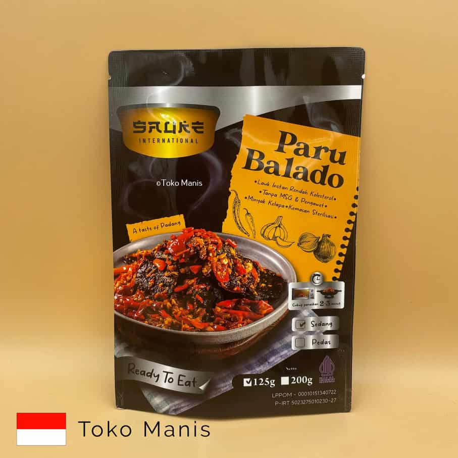 SAUKE Paru Balado Level Sedang Ready To Eat (125 g)