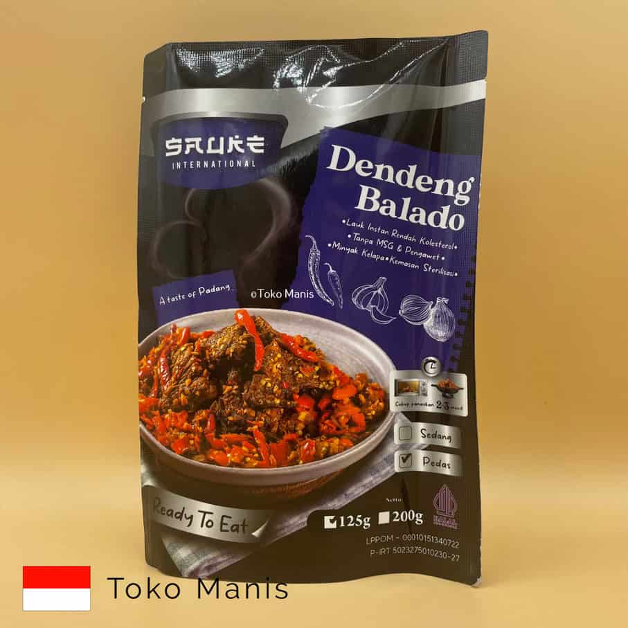 SAUKE Dendeng Sapi Balado Level Sedang