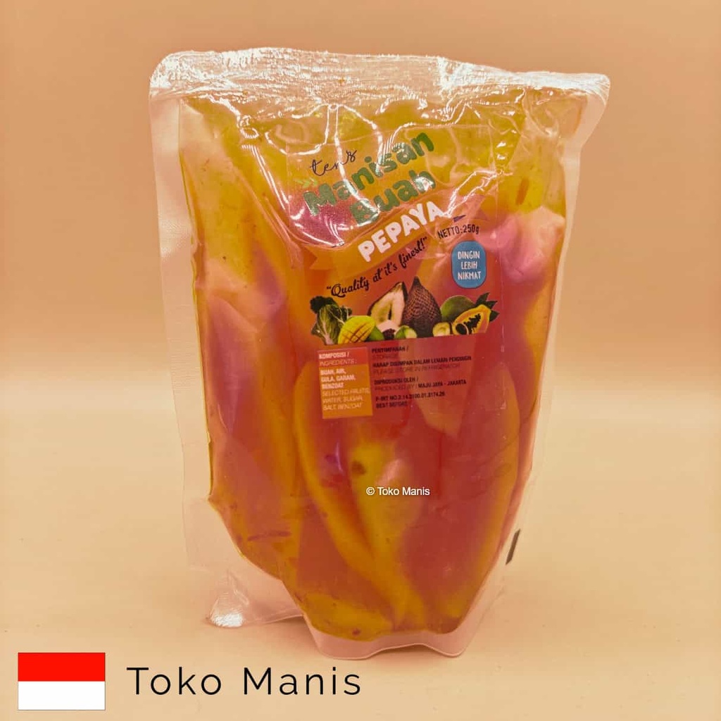 [TM02823] TENS Manisan Pepaya Pedas (250 g)