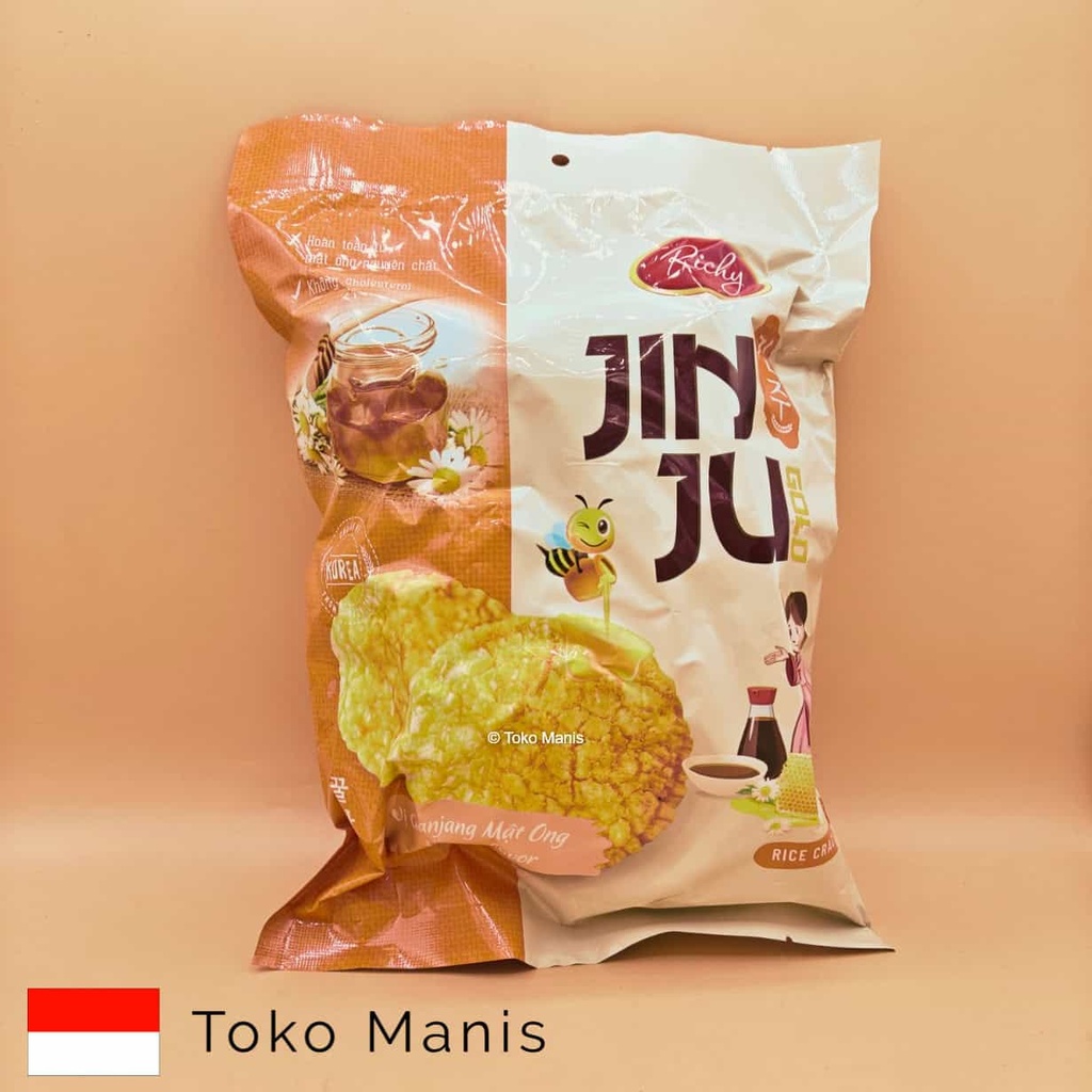 [TM02851] RICHY JINJU GOLD Honey Rice Crackers (100 g)