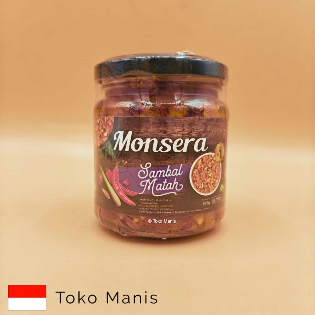 [TM02887] MONSERA Sambal Matah Level 1 (195 g)