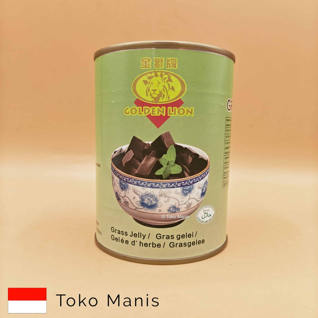 [TM02910] GOLDEN LION Grass Jelly (540 g)