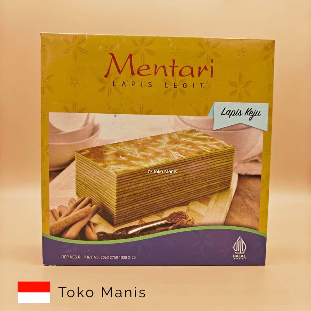 [TM02956] MENTARI Lapis Legit Keju (15 cm)